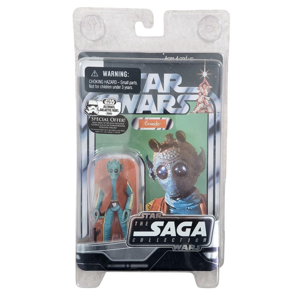 Star Wars Greedo Action Figure the Saga Collection Ultimate Galactic Hunt